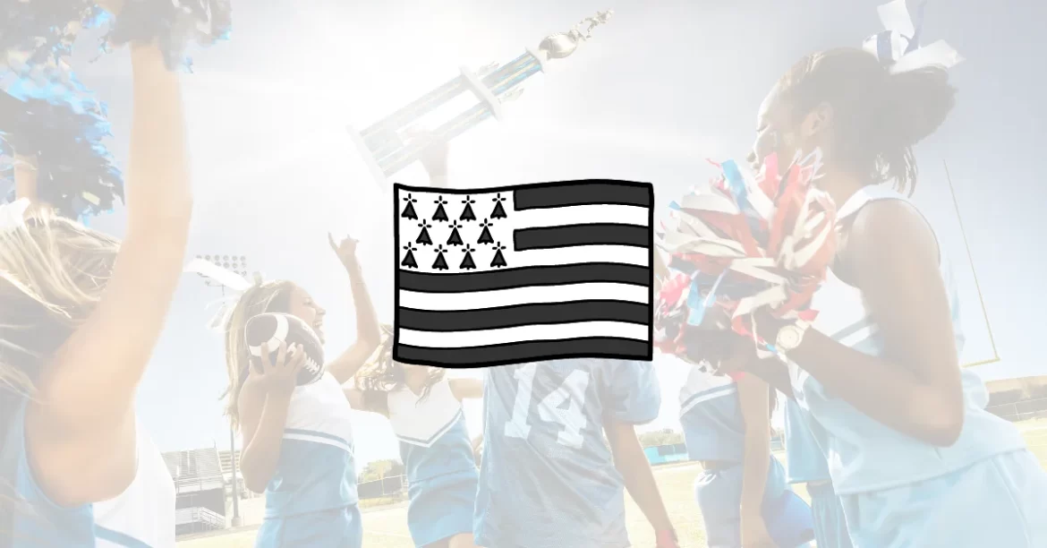 equipe de cheerleading en Bretagne