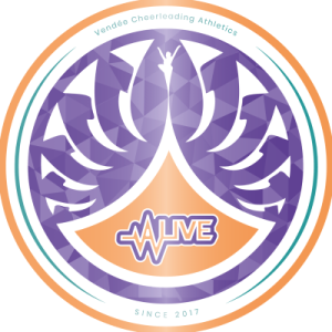 Le logo des VCA Alive Cheerleaders représente une pieuvre mauve