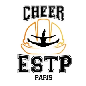 Le logo des Cheer de l'ESTP Paris représente un casque de chantier