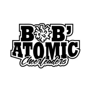 logo des Bob'Atomic avec un pompon en guise en O