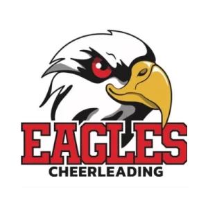 pygargue à tête blanche des eagles cheerleading