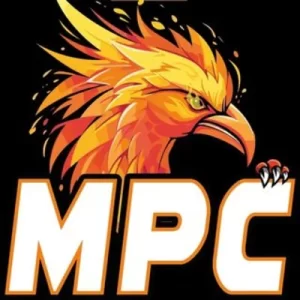phénix orange représente le logo des Majestic Phoenix Cheer