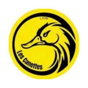 Canette jaune, logo des Canettes, les Pompoms de l'ENSAL Lyon, l'école d'architecture.