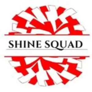 Pompon rouge et blanc, logo de la Shine Squad de Bouvesse-Quirieu en Isère (38)