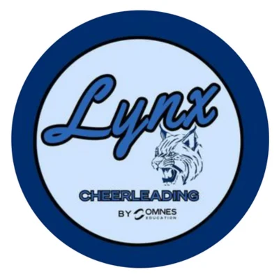 Lynx bleu, logo du club Lynx Cheerleading d'OMNES Lyon
