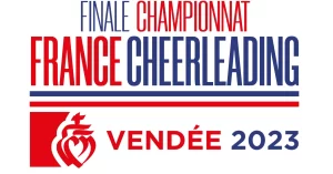 Affiche du championnat de France de Cheerleading 2023 qui s'est déroulé à Mouilleront le Captif, près de La Roche sur Yon, dans le Vendéspace.