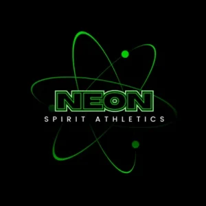 Atome vert, logo des Neon Spirit Athletics, le club de cheerleading de Vanves, près de Paris