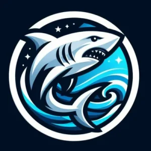 Requin blanc, logo des White Sharks Cheerleading de Nice