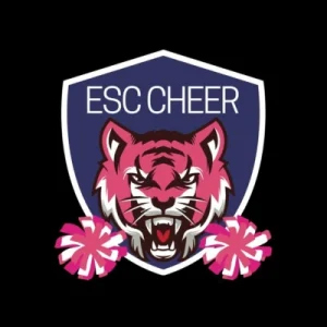 Logo officiel du club de danse pompom ESC Cheer qui évolue dans la ville de Clermont-Ferrand