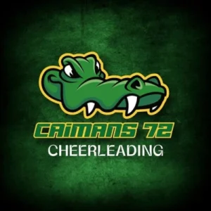 Logo officiel du club de cheerleading Les Caïmans qui évolue dans la ville de Le Mans
