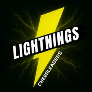 Logo officiel du club de cheerleading Lightnings Cheerleaders qui évolue dans la ville de Chaumont
