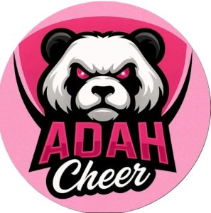 ADAH Cheerleading de Herblay-en-Seine, dans le Val d'Oise, représenté par un panda rose