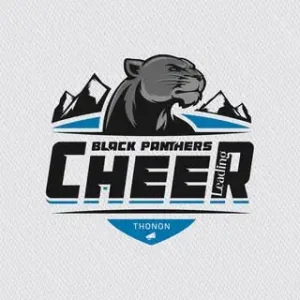 Logo des Black Panthers Thonon - Section Cheerleading🐾