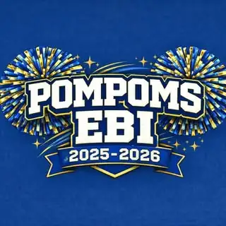 Logo des Pompoms de l’EBI 🤸♀️