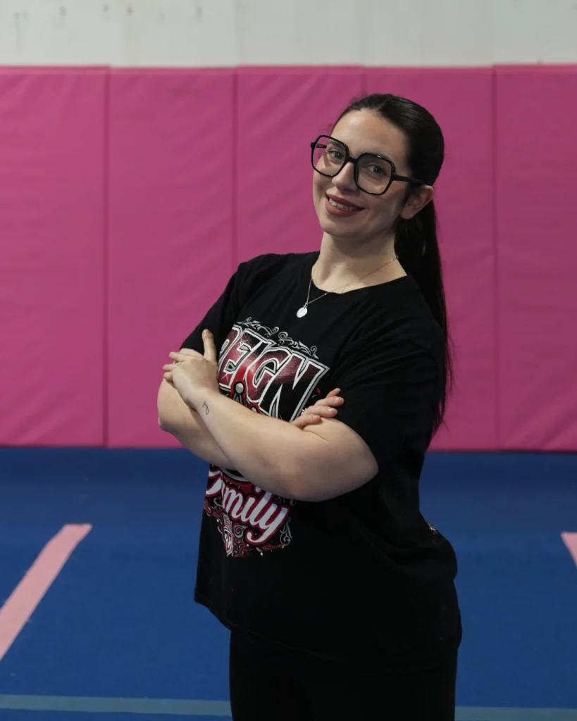Océane - Head Coach Légion et Crown au club et co-fondatrice Reign Cheerleaders, a emmené pour la première fois ses équipes au Summit Européen.